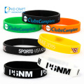 Bracelet en silicone en caoutchouc de coupe du monde d&#39;impression élastique personnalisée en gros bon marché pour l&#39;événement sportif